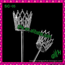 Wholesale Beauty design pageant rhinestone scepter for party